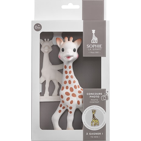 Sophie la Girafe - Sophie de giraf geurring - Ontwaken spelletjes - 3 medaillons met verschillende geuren - Rubber - Gemakkelijk vast te pakken - Voor kinderen vanaf 0 maanden