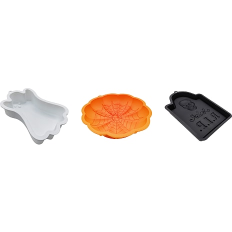 Halloween Bageform i Silikone Assorteret