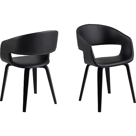 AC Design Furniture Nova Spisebordsstol Sort