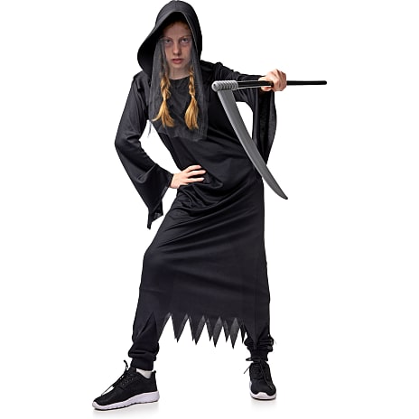 Halloween Manden med Leen Kostume Str. 164