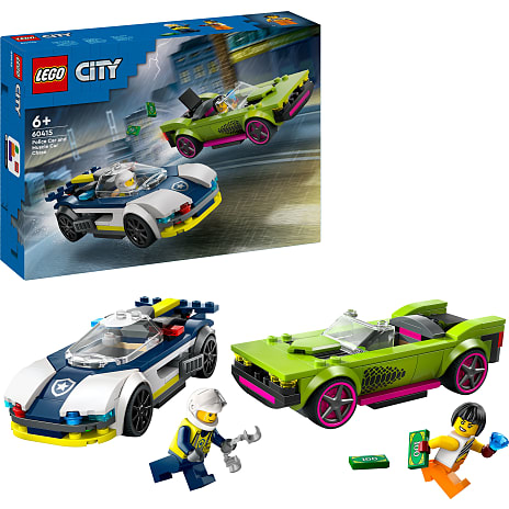 LEGO City Biljagt med politi og muskelbil 60415 1 stk.