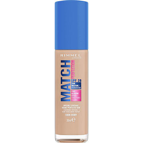 Rimmel London Foundation 100 Ivory m. SPF20 30 ml