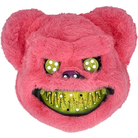 Halloween Killer Bjørn Maske Pink
