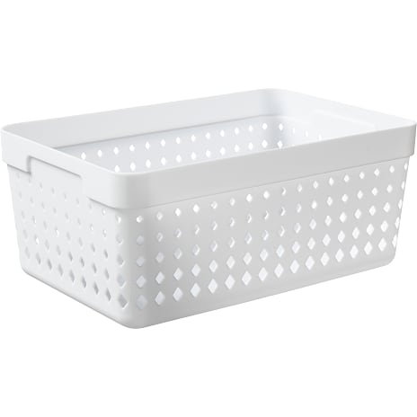 Nordic Houseware Group Seoul Organizer kurv m. genanvendeligt plast - hvid (XL) 1 stk.