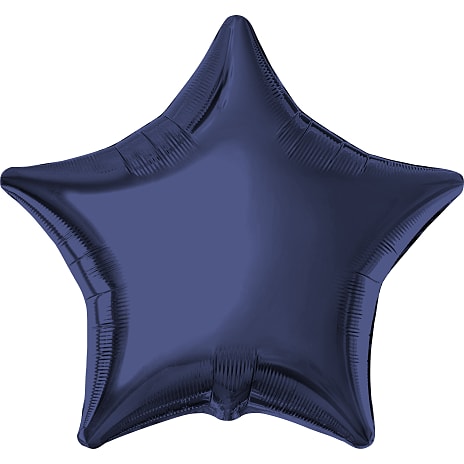 Salling folieballon stjerne Ø: 45 cm - blå 1 stk.