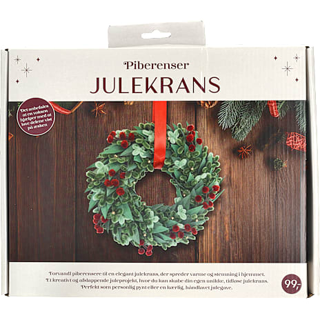 DIY papir julekrans