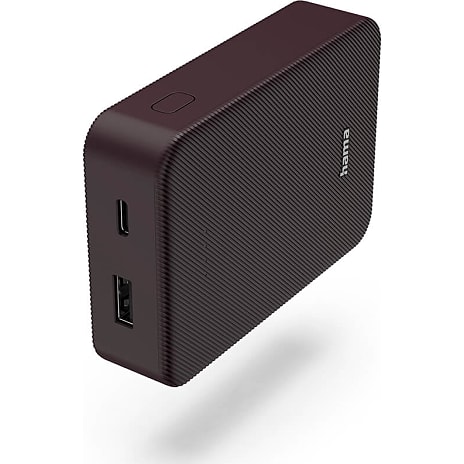 Hama powerbank 10.000 mAh - bordeaux 1 stk.