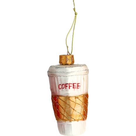 Julefryd Figur Julekugle Kaffe, Barista Eller Churros Assorteret