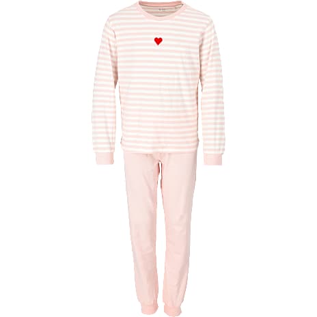 VRS Børne Pyjamas Str. 110/116 Rosa