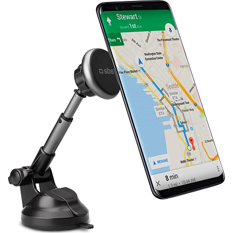 SBS mobilholder med teleskopisk arm til biler 1 stk.