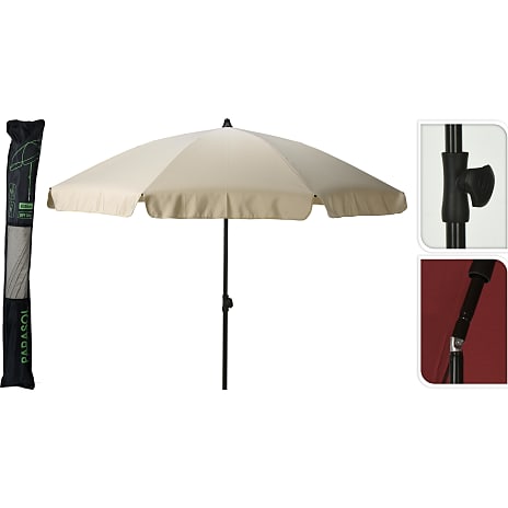 Andre mærker Hawaii strandparasol creme