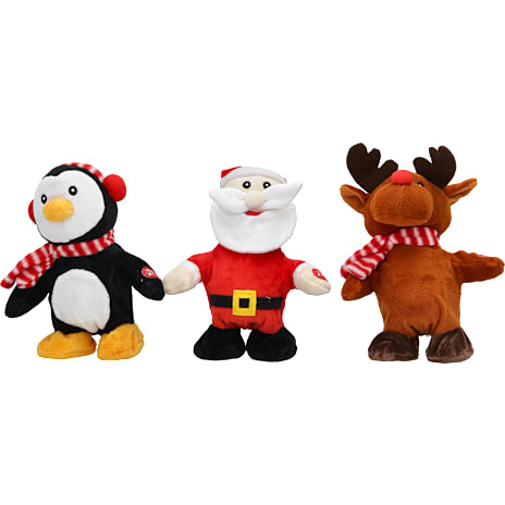 Julefryd Mekanisk Julefigur Højde 17 cm Assorteret
