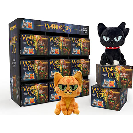 Warrior Cats Mini Mystery bamse 15 cm - flere varianter - assorteret 1 stk.