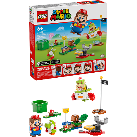 LEGO Super Mario eventyr med interaktiv Mario 71439 1 stk.