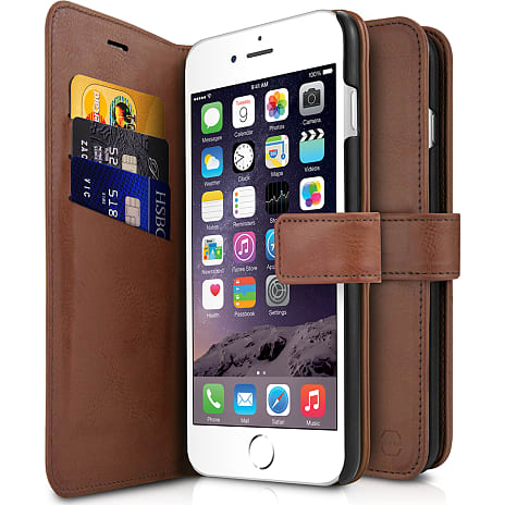 ITSKINS iPhone 6/7/8 Wallet Brun