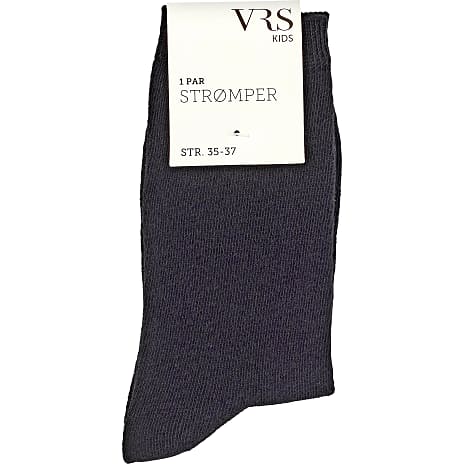 VRS børne strømper str. 35/37 - sort 1 stk.