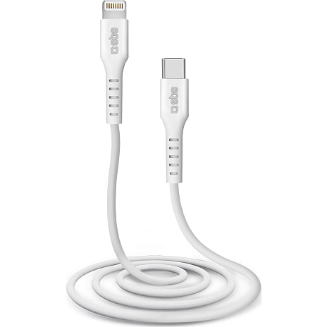 SBS lightning kabel 1 meter - hvid 1 stk.