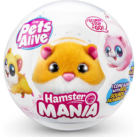 Pets Alive Hamstermania hamsterkæledyr - assorteret 1 stk.
