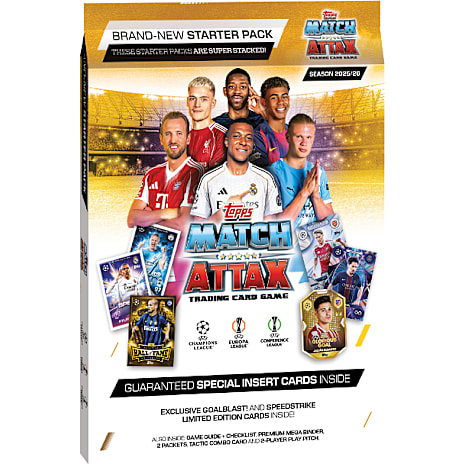 Topps Match Attax Champions League 2025/26 Starter Pack Assorteret