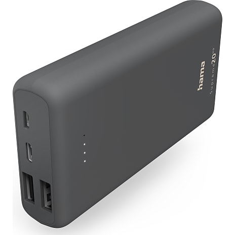 Hama Supreme 20HD Powerbank 20.000 mAh