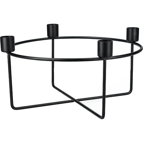 Julefryd Adventstage 25x13,5 cm Sort