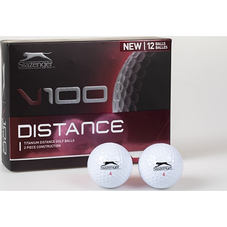 Slazenger V100 Golfbold Hvid