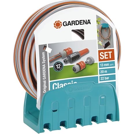 Gardena haveslange m. holder 1 stk.