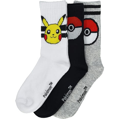 Pokémon Børnestrømper 3-pak Multifarvet str. 26-30