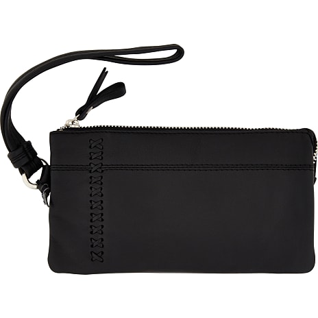 Dame Skind Clutch Sort