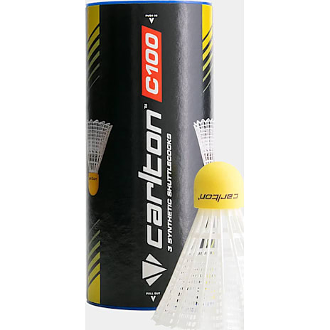 Carlton Sports Badmintonbolde C100 Hvid/blå