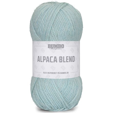 Bumbo By Mayflower Alpaka Uldblandingsgarn Isblå 007