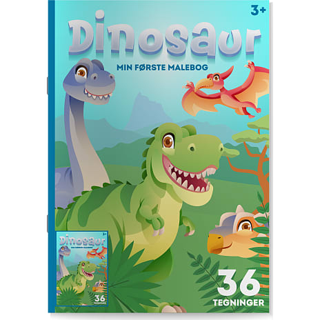 Andre Mærker Min første malebog - Dinosaurer 1 stk.
