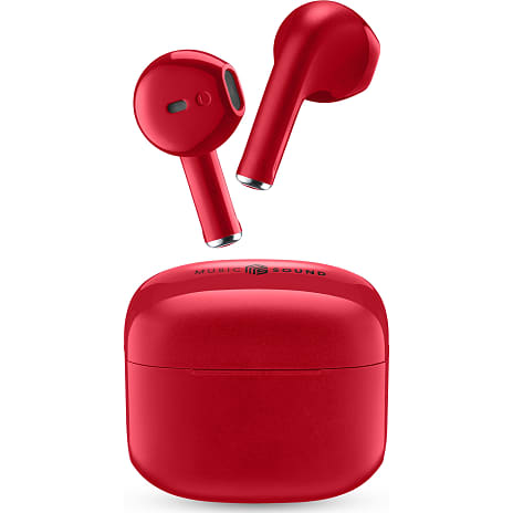 Music Sound Swag TWS Trådløse In-Ear Høretelefoner Rød