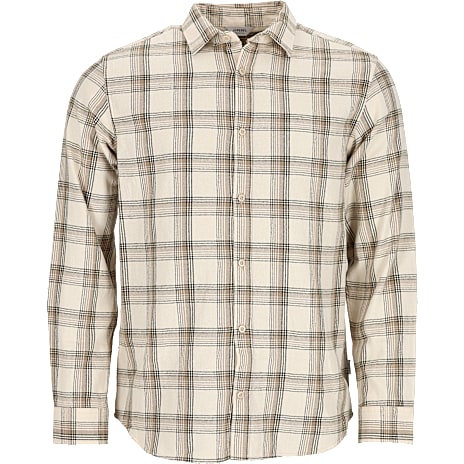 JJ REBEL Herre Ternet Skjorte Beige