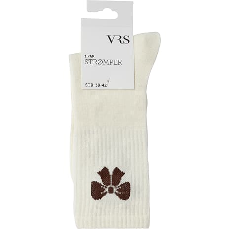 VRS Dame Tennisstrømper Str. 35/38 Råhvid