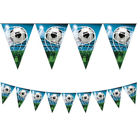 Andre Mærker Flagguirlande L: 2,3 m - fodbold 1 stk.