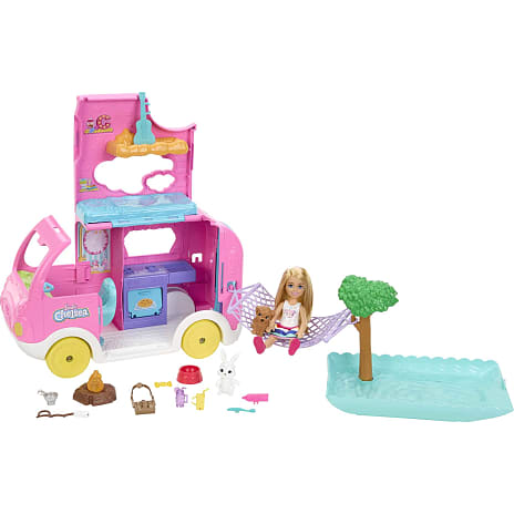 Barbie Chelsea 2-i-1 autocamper
