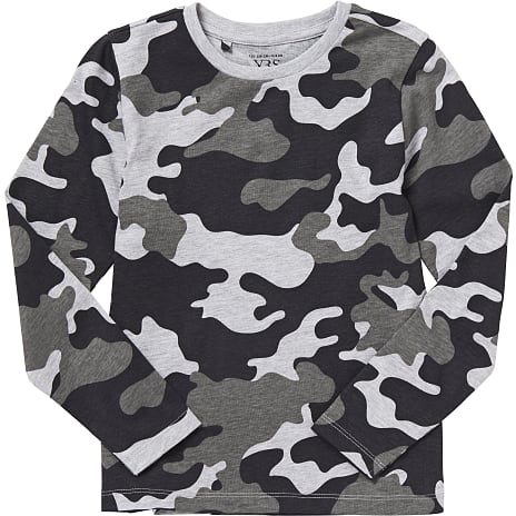 VRS Børne Bluse Str. 122/128 Grå