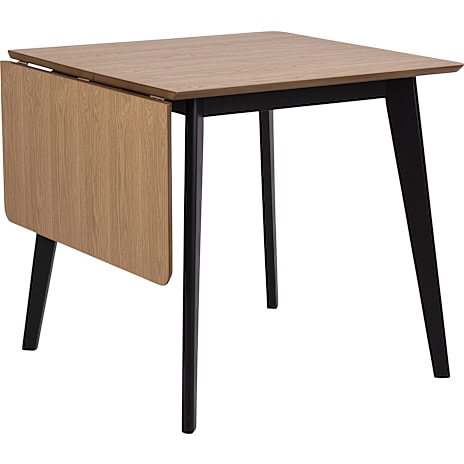 AC Design Furniture Roxby Spisebord Lakeret Egetræsfinér og Sort