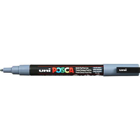 Posca PC3M Vandbaseret Tusch Skifergrå