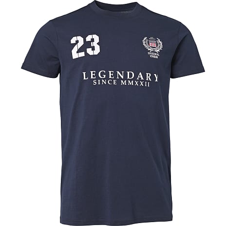 Vinson Herre T-shirt Str. M Mørkeblå