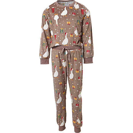 VRS Børne Pyjamas Str. 146/152 Beige