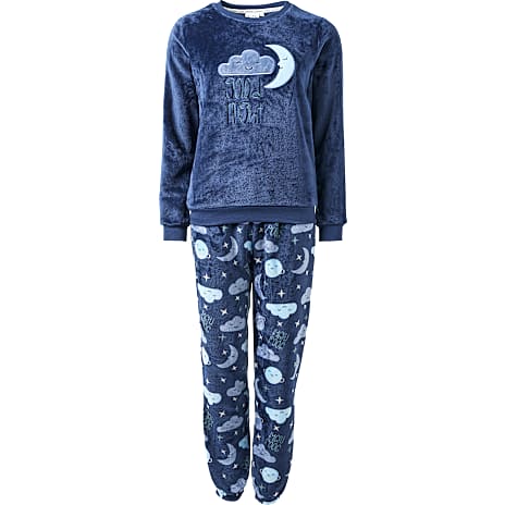 VRS Dame Fleecesæt Str. L Navy