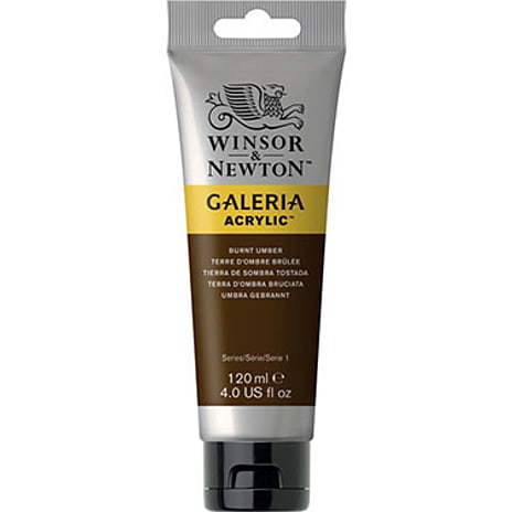 Winsor & Newton Galeria Akrylmaling Burnt Umber