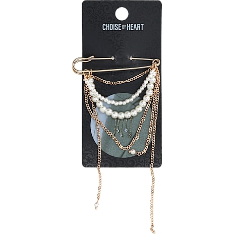 Choise by heart CBYH Dame Broche Guldfarvet