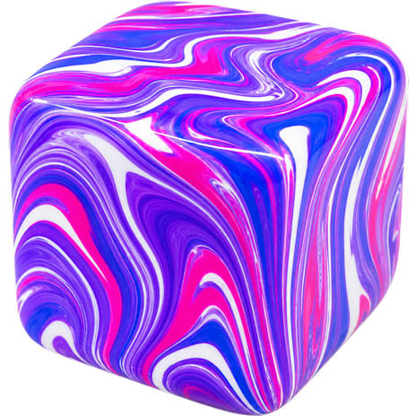 Scoop swirl cube squishy 7 cm 1 stk.