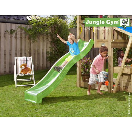 Jungle Gym Rutsjebane 220 cm Grøn