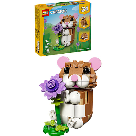 Sød hamster m. blomst 3 i 1, LEGO Creator 1 stk.