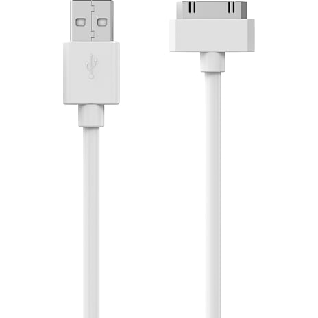 Sinox Apple 30-pin kabel - sort