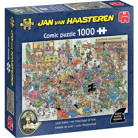 Jumbo Ludo-mesterskab Puslespil 1000 Brikker
